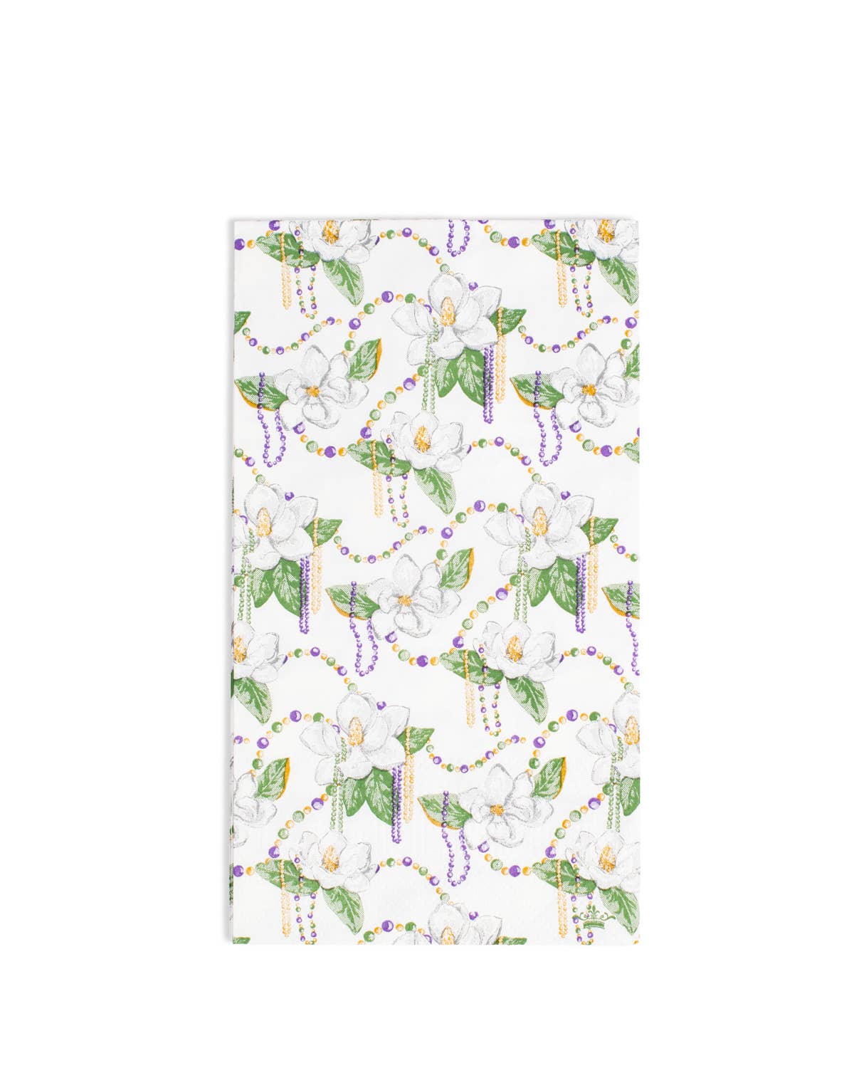 Mardi Magnolia Guest Napkins 4.25x7.75