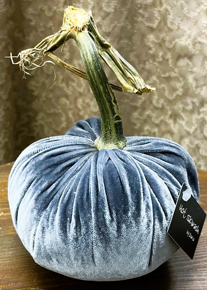 Hot Skwash 5" Silk Velvet Pumpkin- Lake