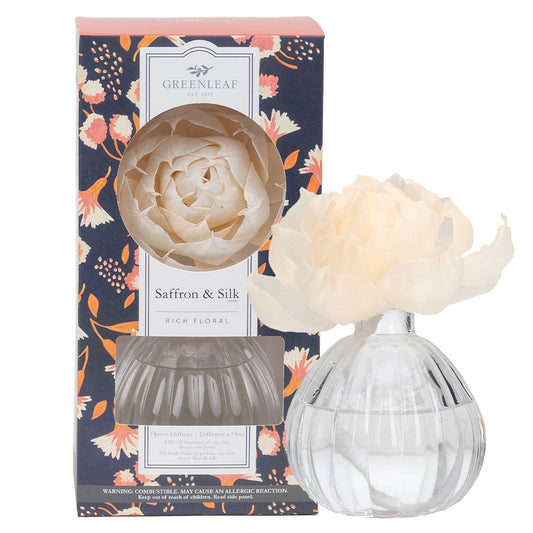 Greenleaf Saffron & Silk Flower Diffuser