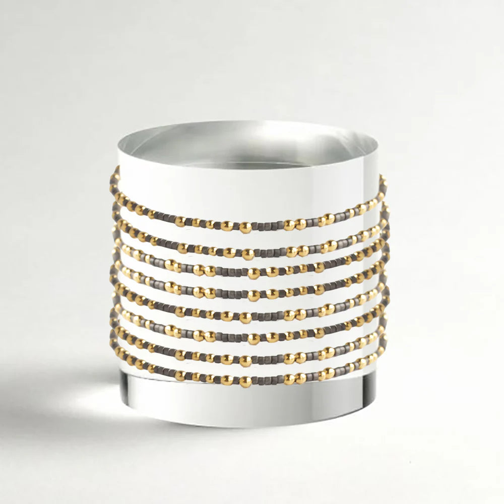 Lenny & Eva Confetti Bangle-Graphite