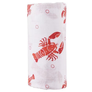 Little Hometown Baby, Muslin Swaddle Blanket-Heads Or Tails
