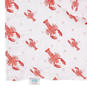 Little Hometown Baby, Muslin Swaddle Blanket-Heads Or Tails