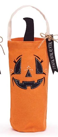 Halloween Pumpkin Wine Bottle Bag
