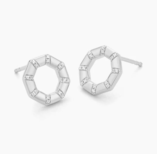 FINAL SALE The Hexagon Studs