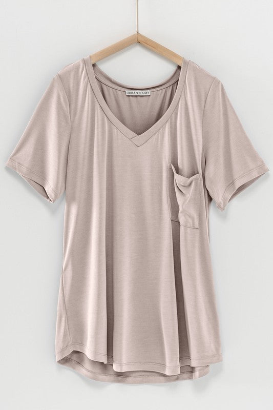 Pocket Tee In Sand