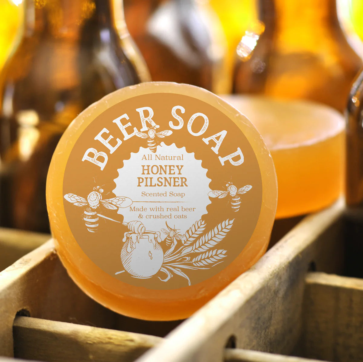 FINAL SALE Beer Soap With Honey Pilsner