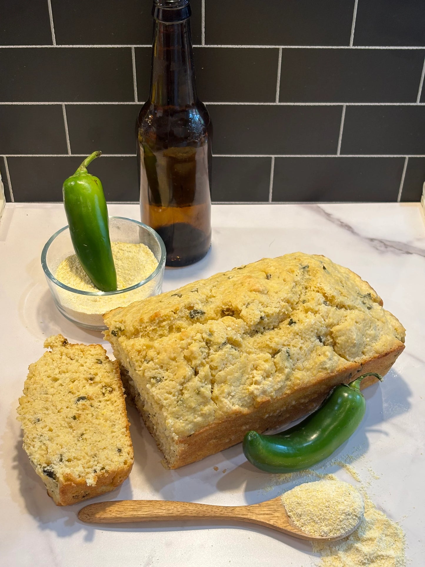 Sgt. Willy’s Beer Bread - Jalapeño Cornbread