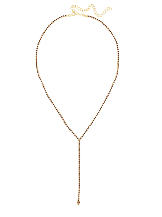 Sorrelli Mini Lena Lariat necklace - Maple Syrup