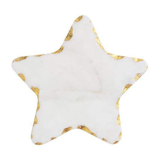Gold Edge Marble Mini Board-Star