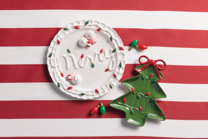 Festive Merry Christmas Platter