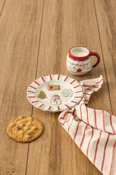 Cookie Plate & Santa Mug Set