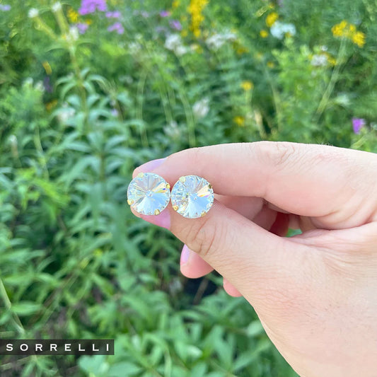 Sorrelli Nadine Stud Earrings - Crystal
