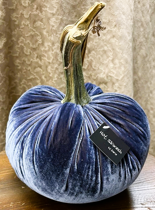 Hot Skwash 6" Silk Velvet Pumpkin- Lake