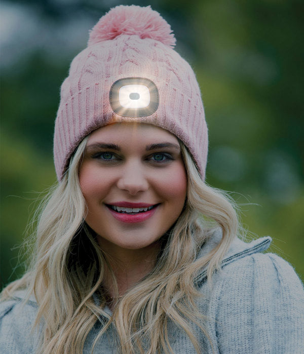 LED Pom Beanie