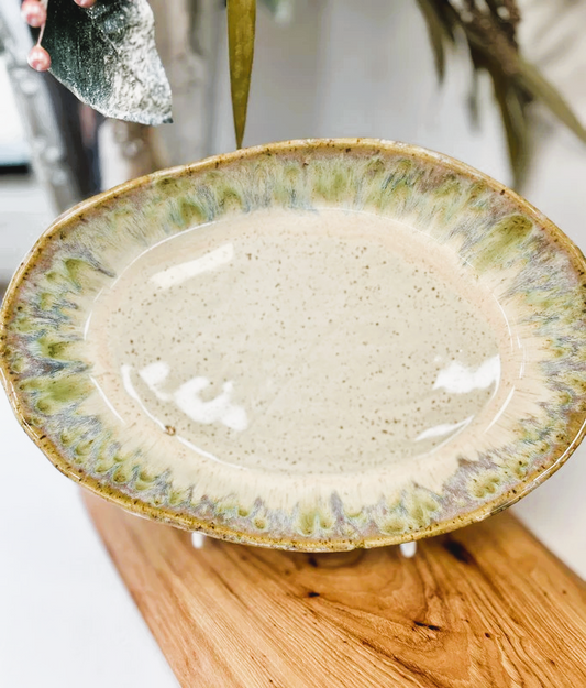 Etta B Oval Baking Dish-Botanical