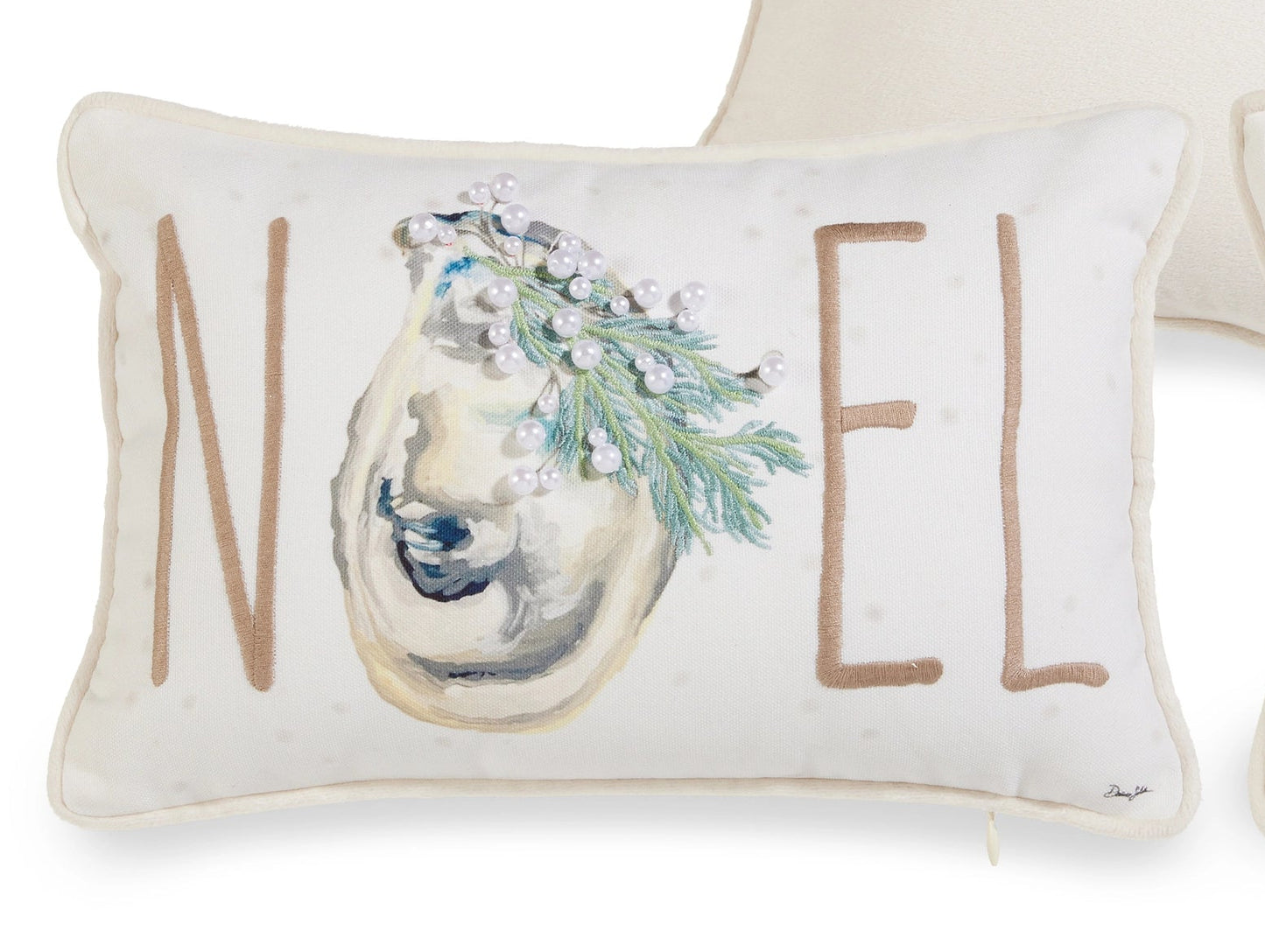Seascape Joy & Noel Pillows- Joy, Noel