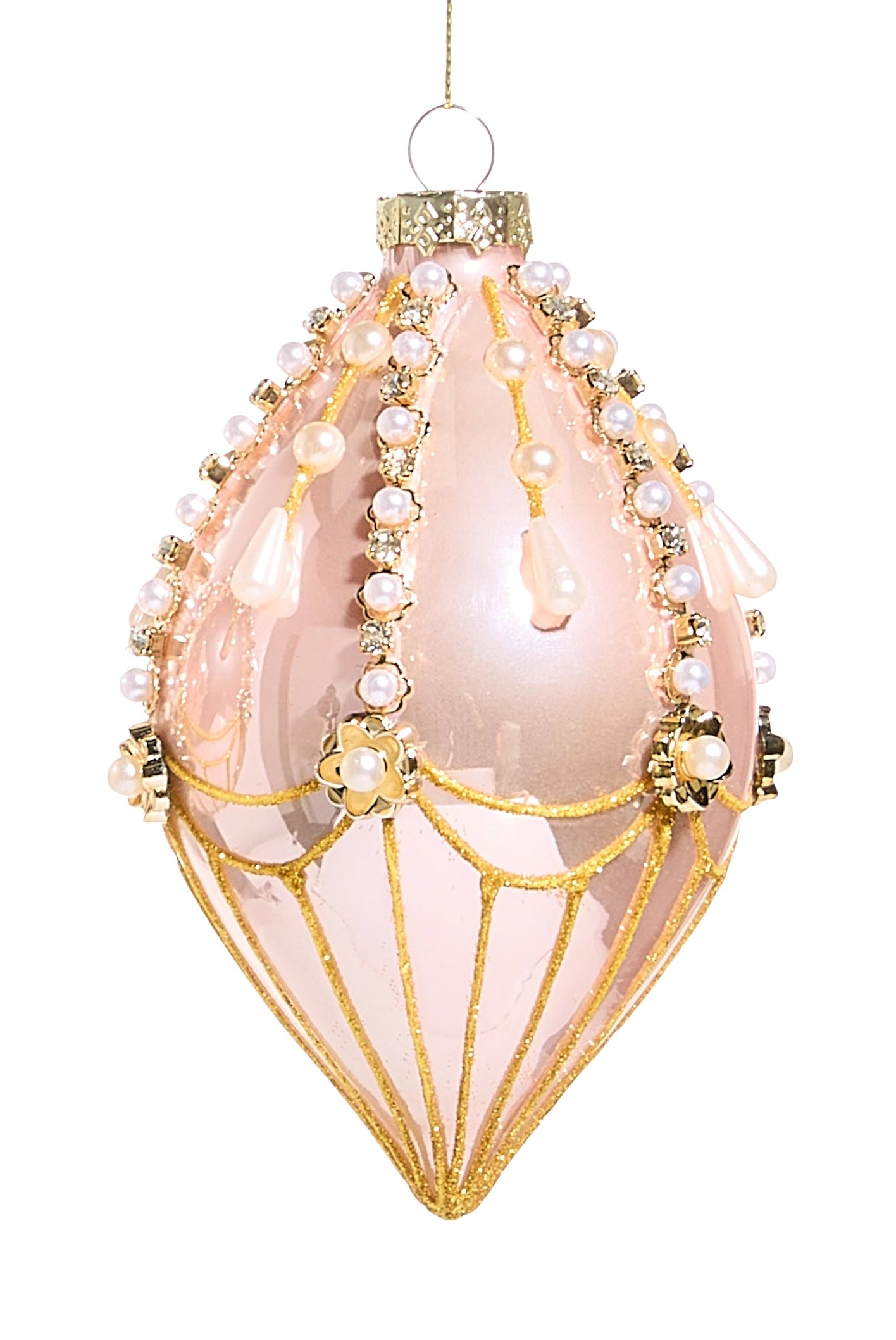 Pink "Fairground" Ornaments- Round, Finial