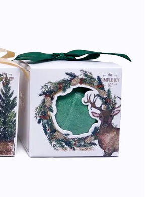 Holiday Bath Fizzer- Peppermint Bark