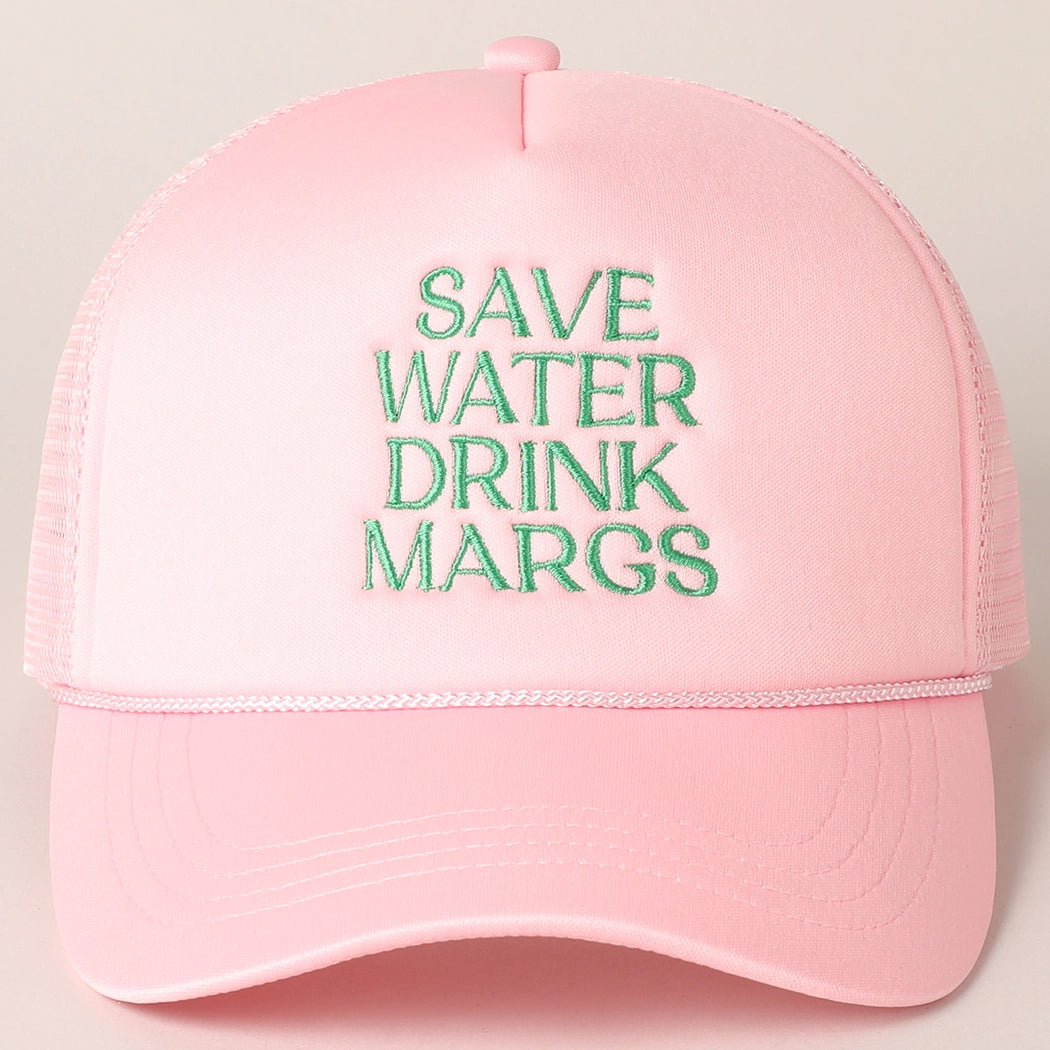 Trucker Hat-Save Water Drink Maurergs