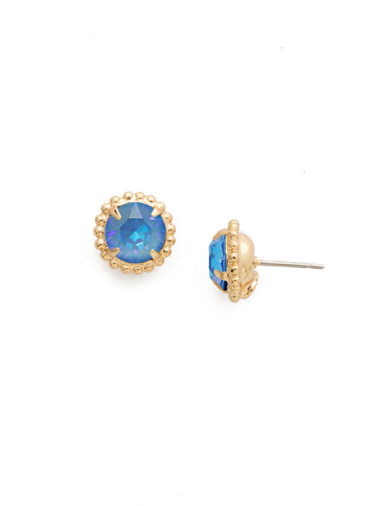 Sorrelli Simplicity Stud Earrings-Windsor Blue