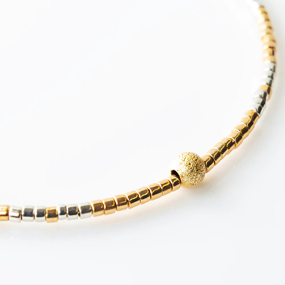 Lenny & Eva Sprinkle Bangle-Silver