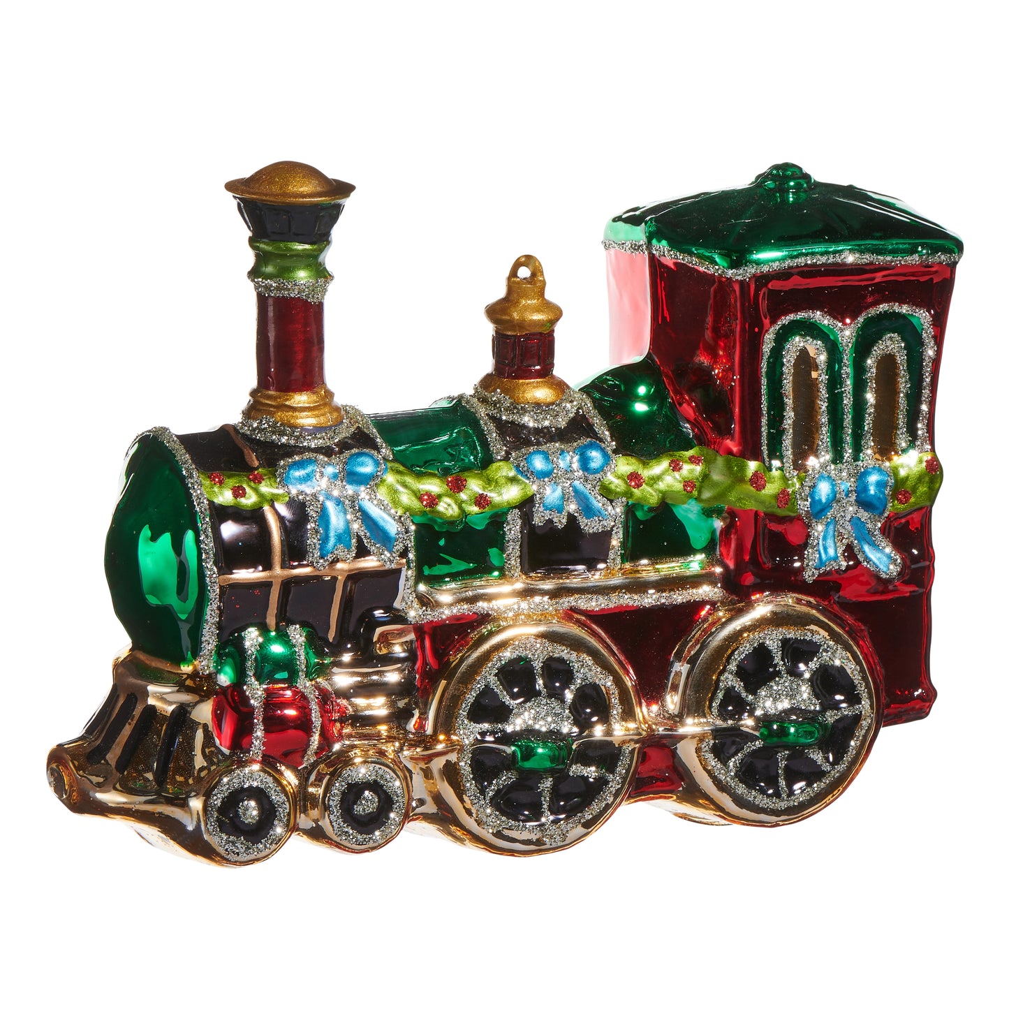 Multi-Color Train Ornament