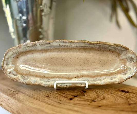 Etta B Flirty Edge Olive Dish-Primrose