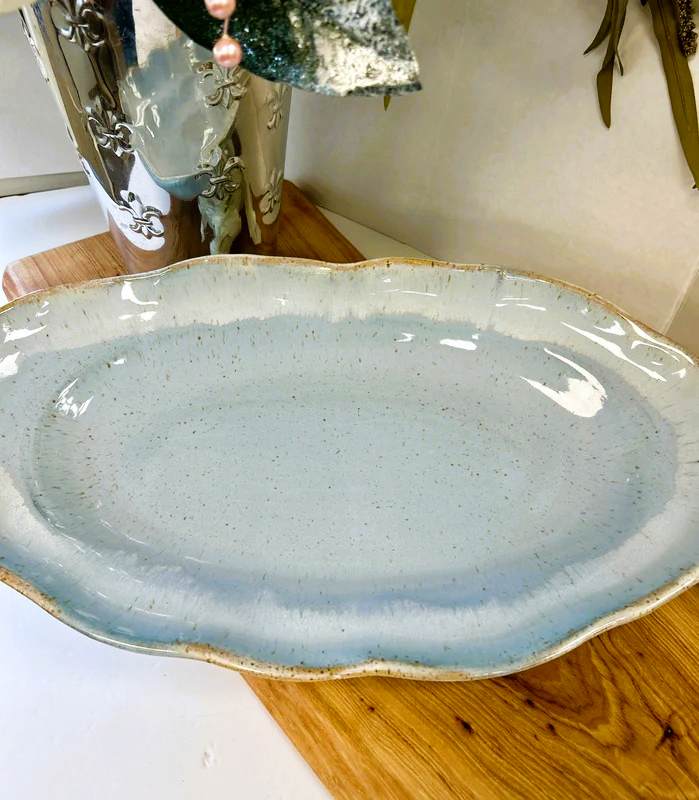 Etta B Long Oval Dish-Wisteria