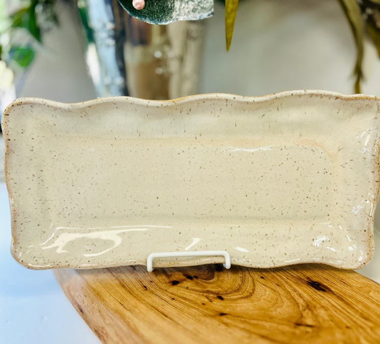 Etta B Appetizer Tray- Chantilly Cream