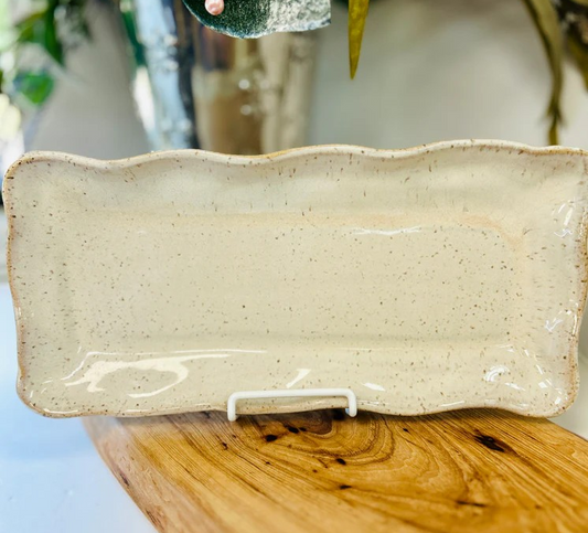 Etta B Appetizer Tray- Chantilly Cream