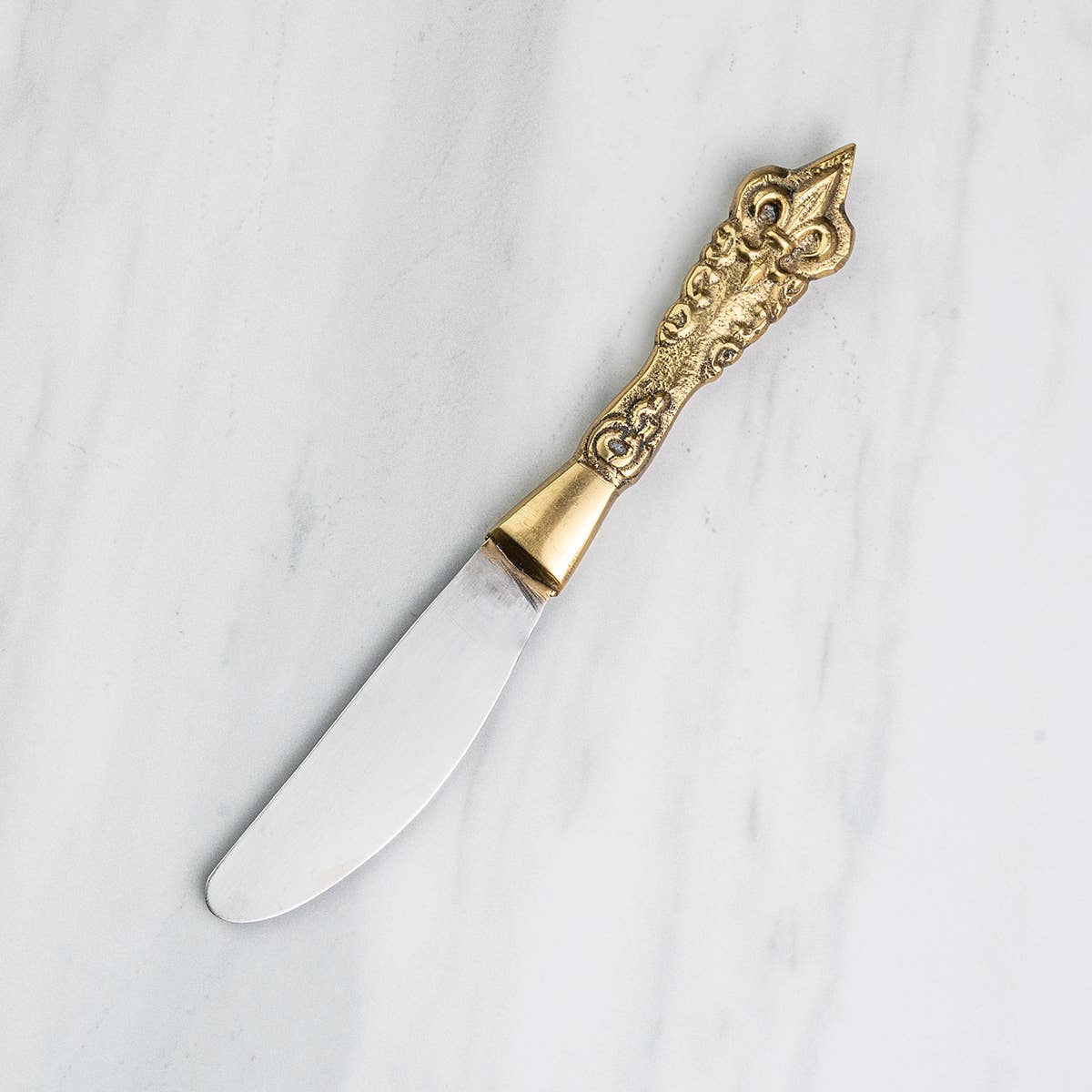 Scroll FDL Spreader In Gold