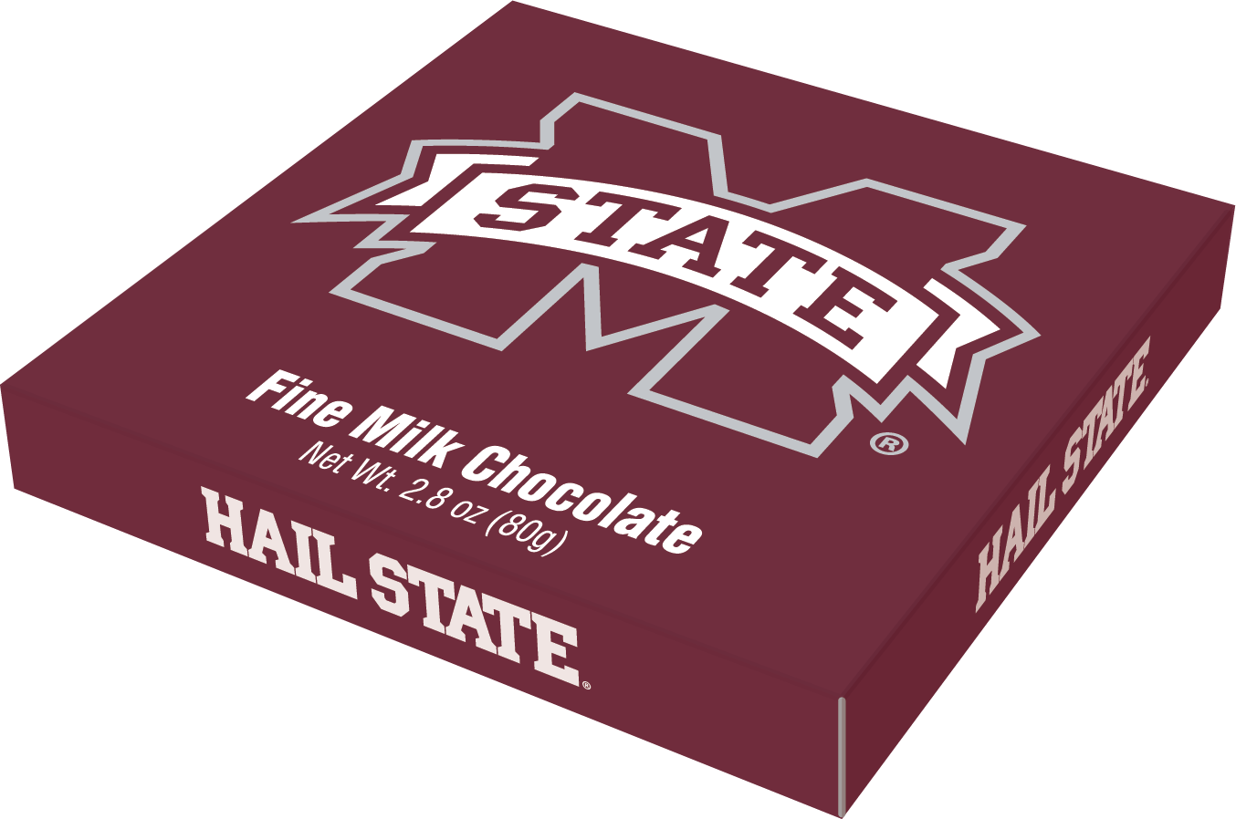 Mississippi State Bulldogs Embossed Chocolate Bar