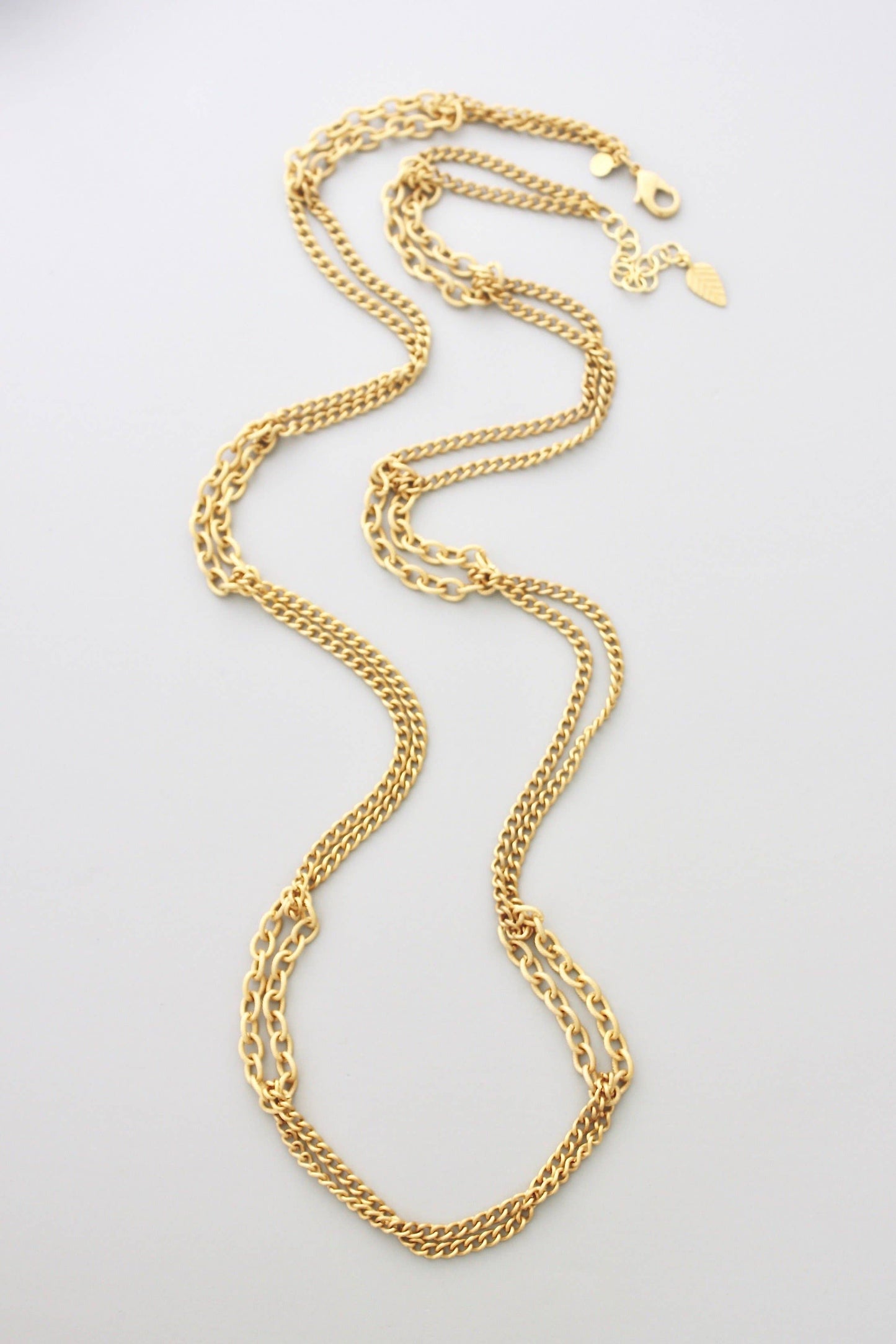 Long Gold Chain Necklace