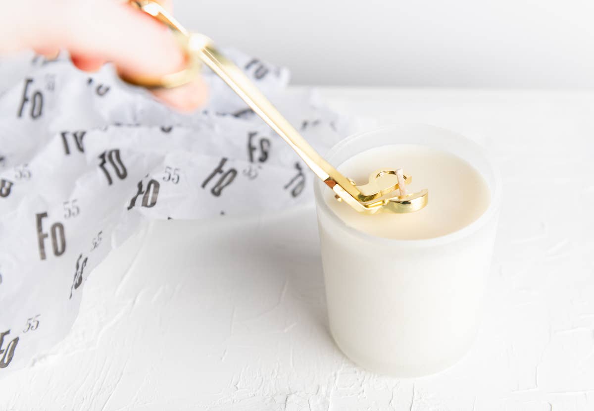 Candle Wick Trimmer - Gold
