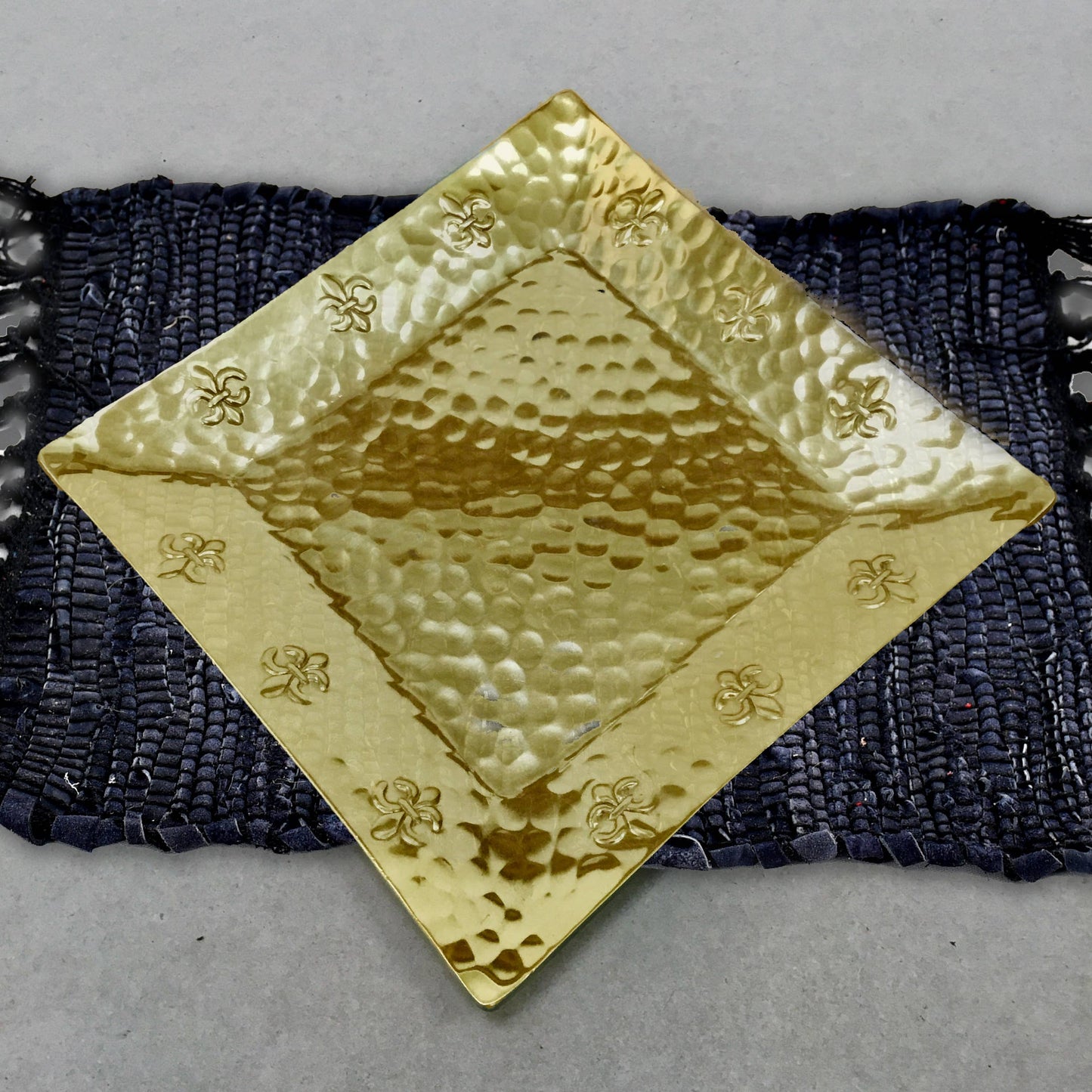 Small Gold FDL Square Plate