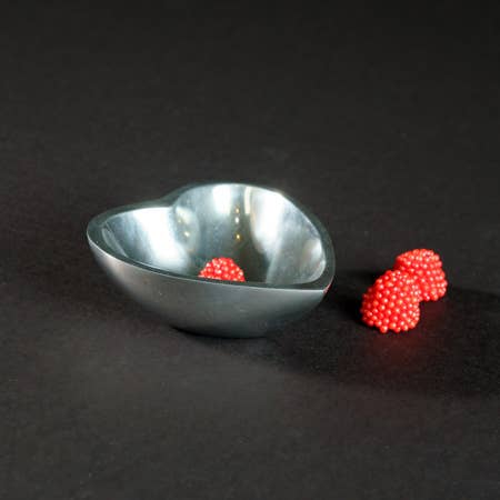 Heart Bowl In Silver