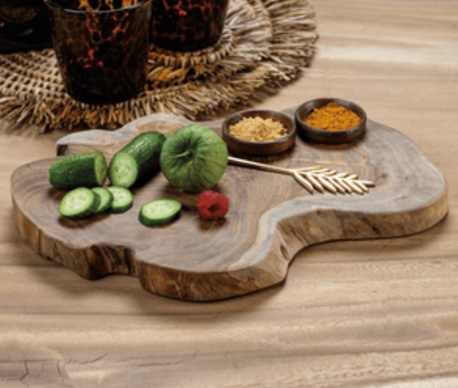 Teak Root Serving Board