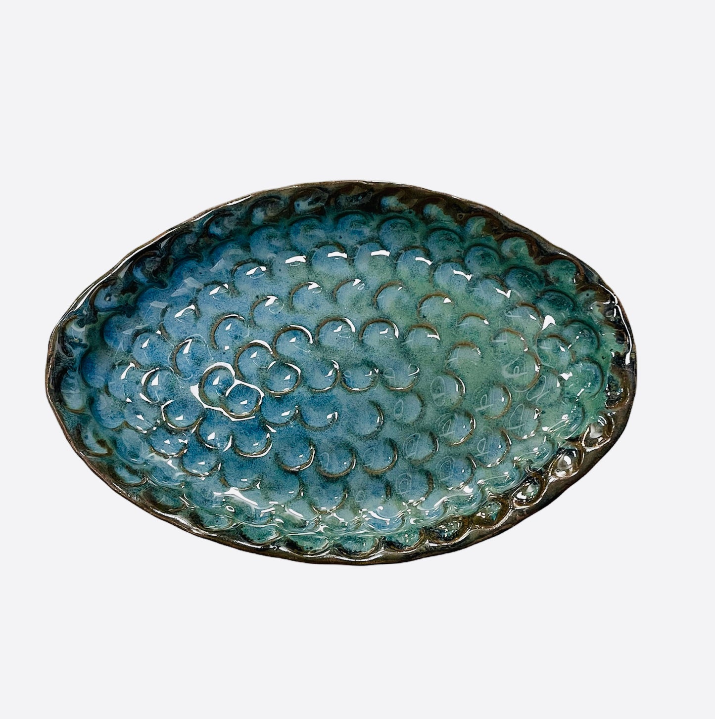 FP Small Oval Plate in Kiwi