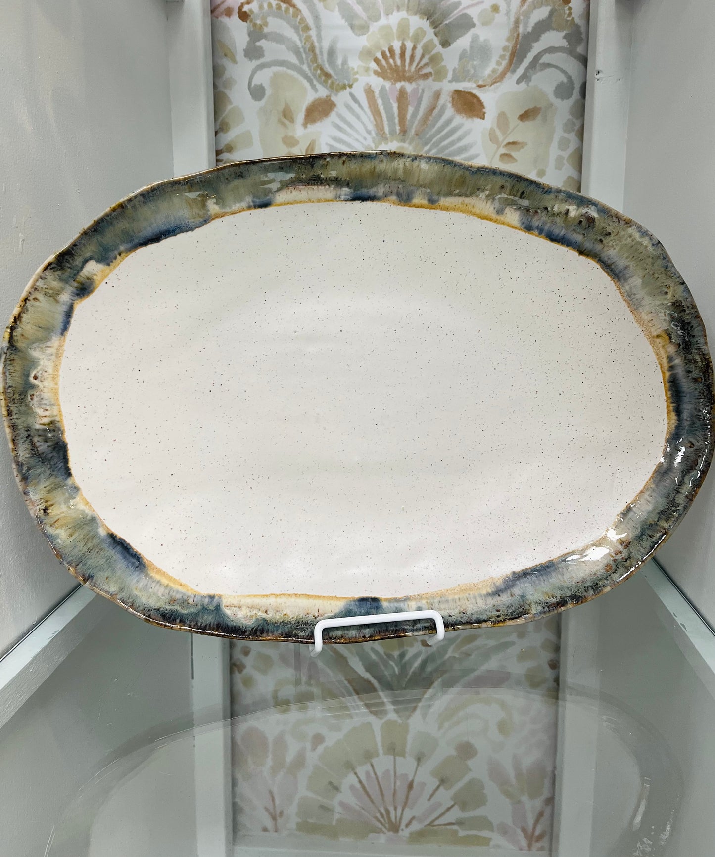EB Oval Sandwich Platter In Magnolia