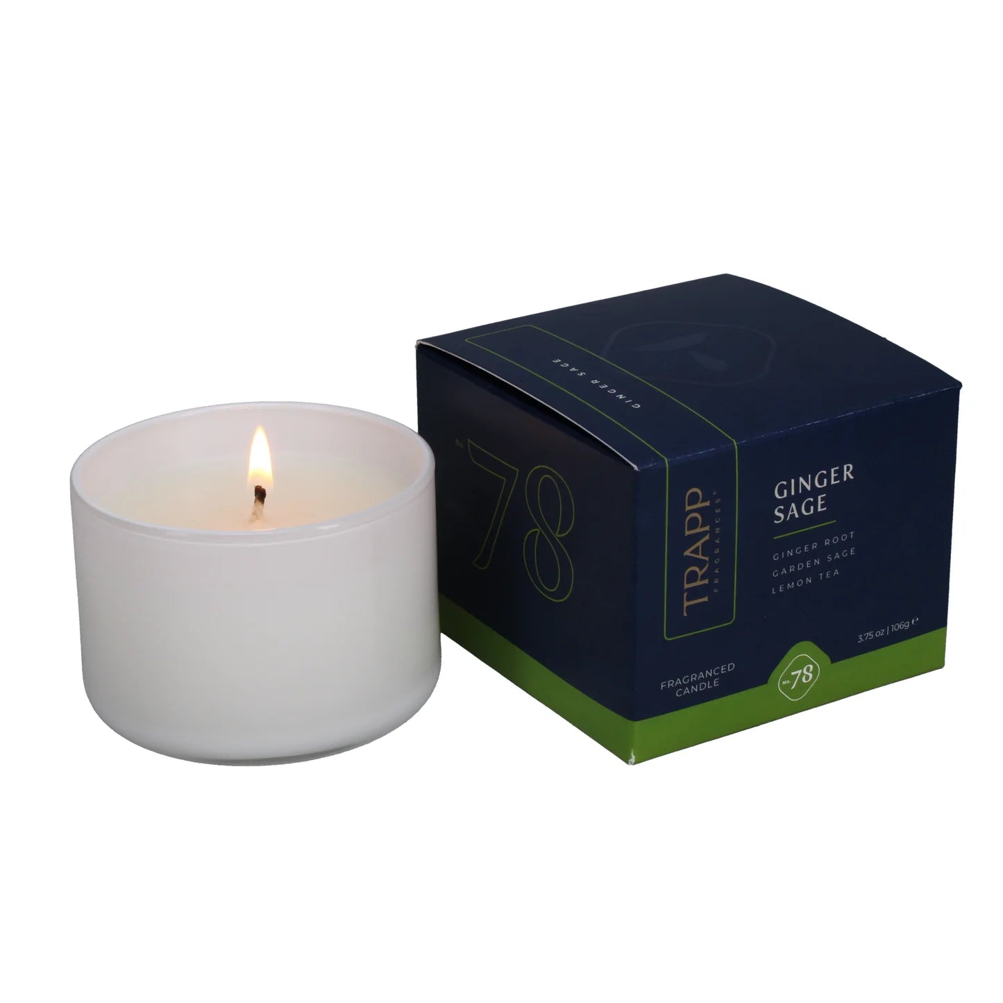 Trapp Ginger Sage Candles- 7 oz, 3.75 oz, Votive
