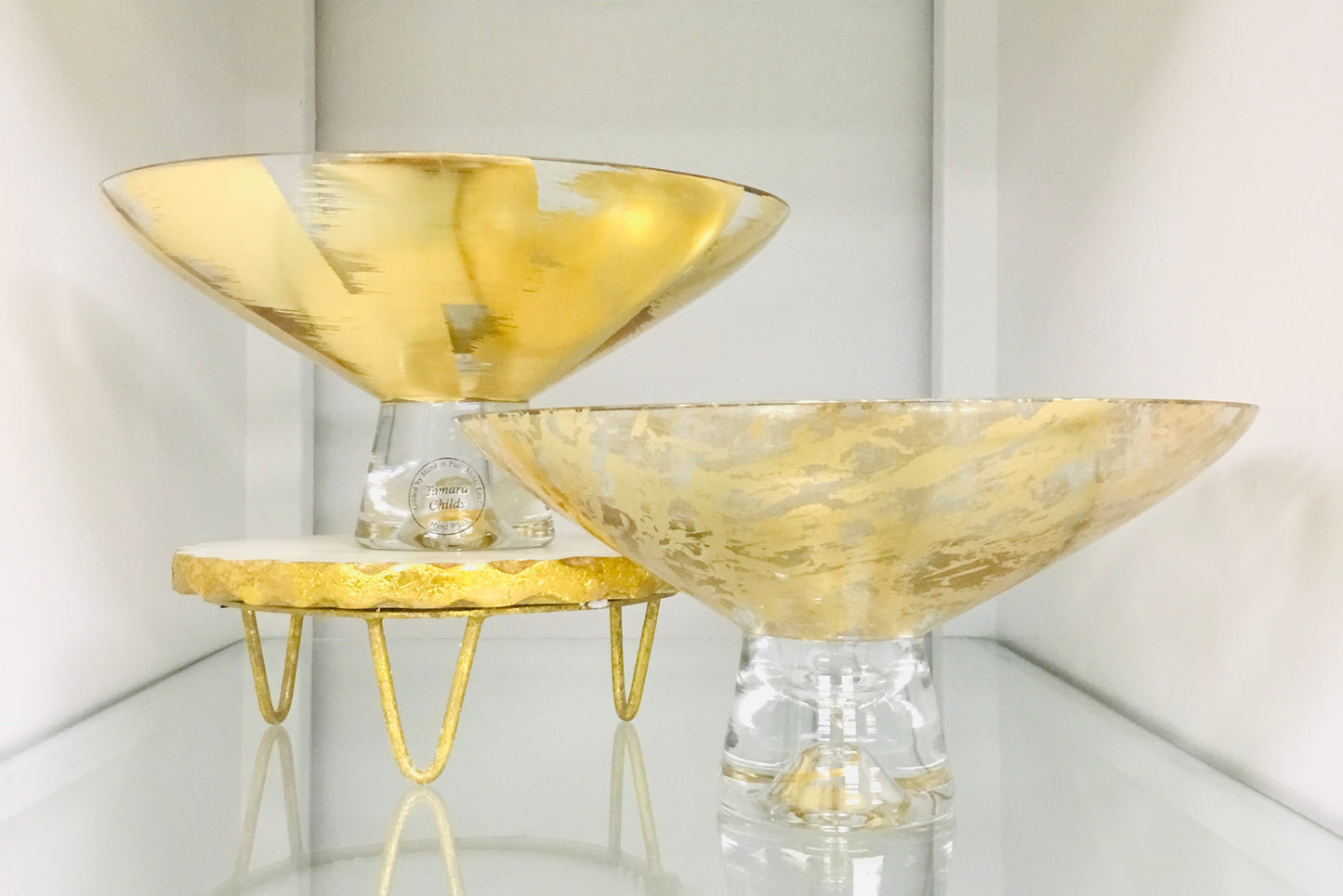 Tamara Childs High Pedestal Bowl-Wabi Sabi