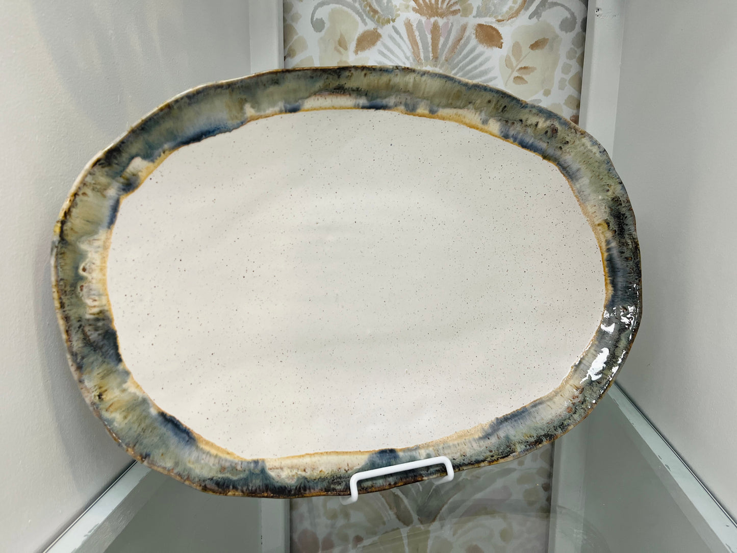 EB Oval Sandwich Platter In Magnolia