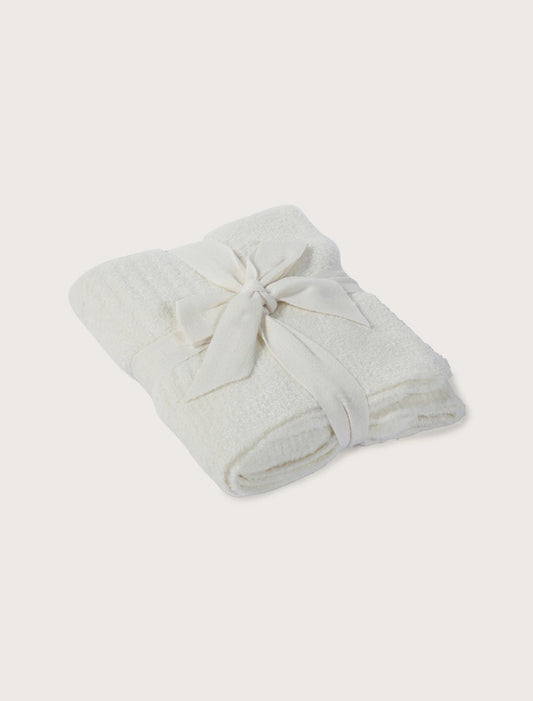 Barefoot Dreams CozyChic Lite Ribbed Baby Blanket-Pearl