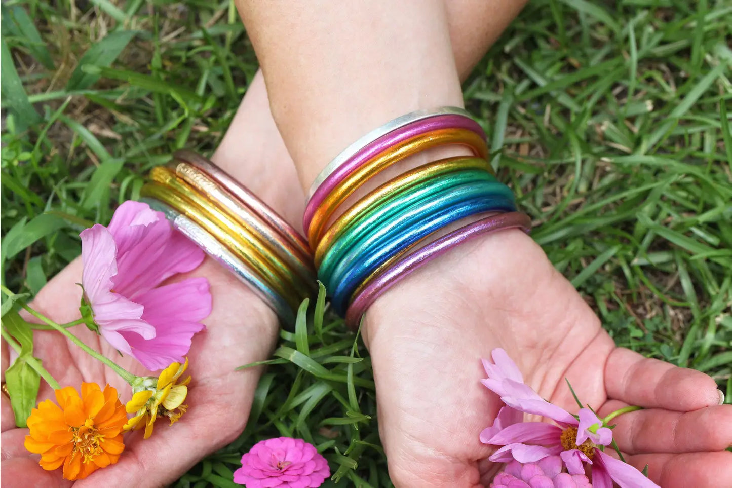 FINAL SALE Rainbow Thai Buddhist Temple Bracelet