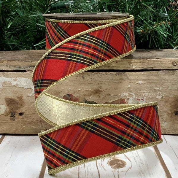 Abbey Lane Plaid Ribbon
