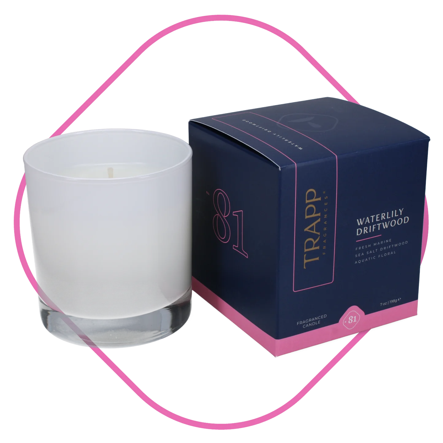 Trapp Waterlily Driftwood Candles- 7 oz, 3.75 oz, Votive