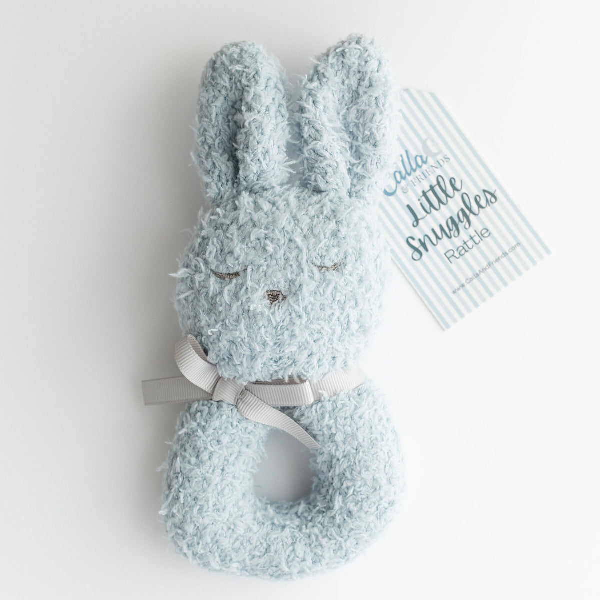 Little Snuggles Rattle - Bunny: Powder Blue