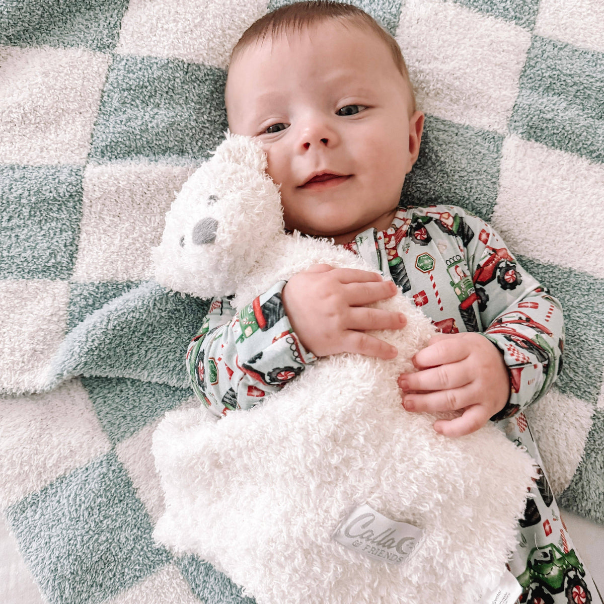 Little Snuggles Lovey - Bear: Petal Pink