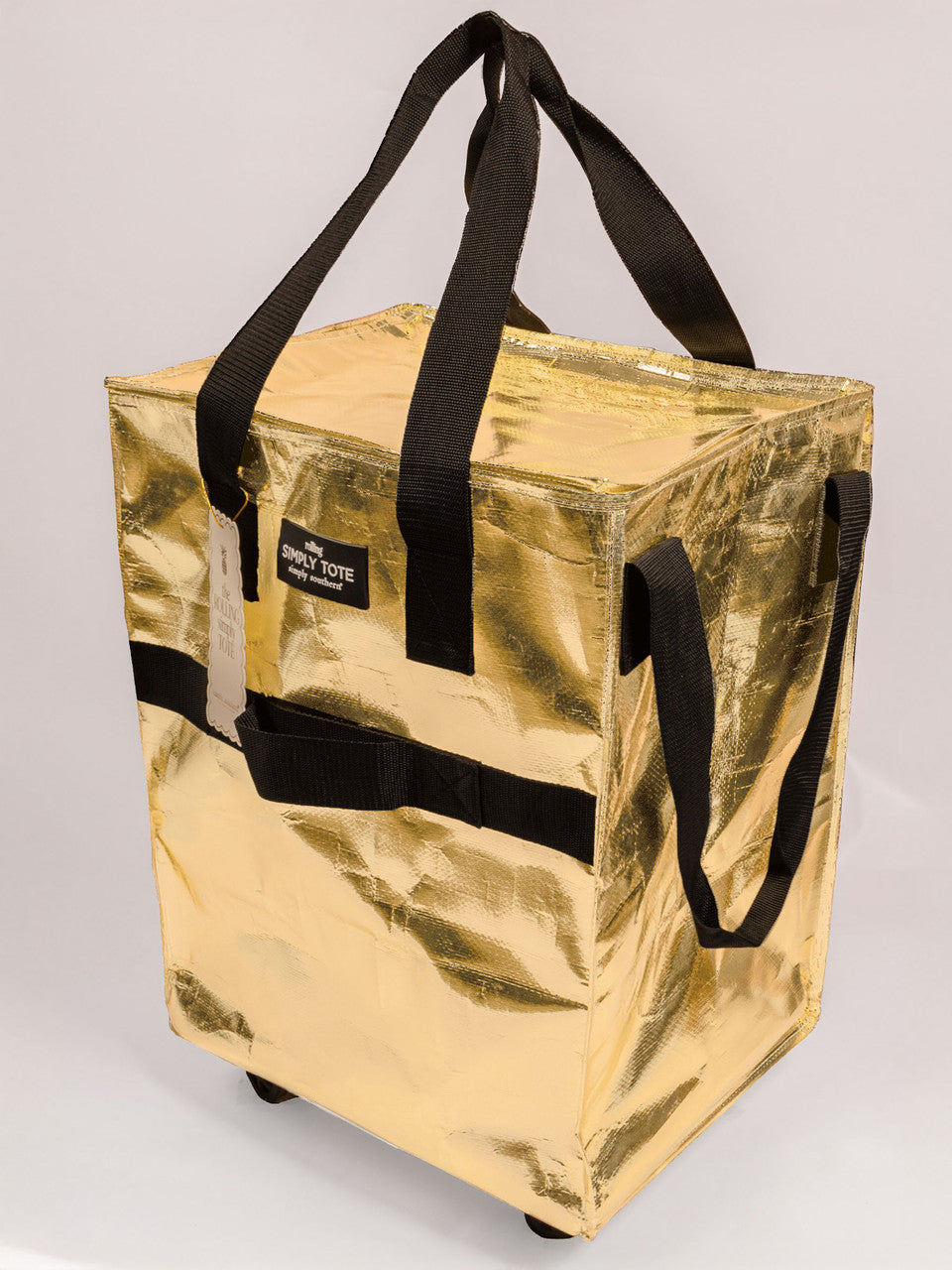 Simply Southern Rolling Tote- Gold