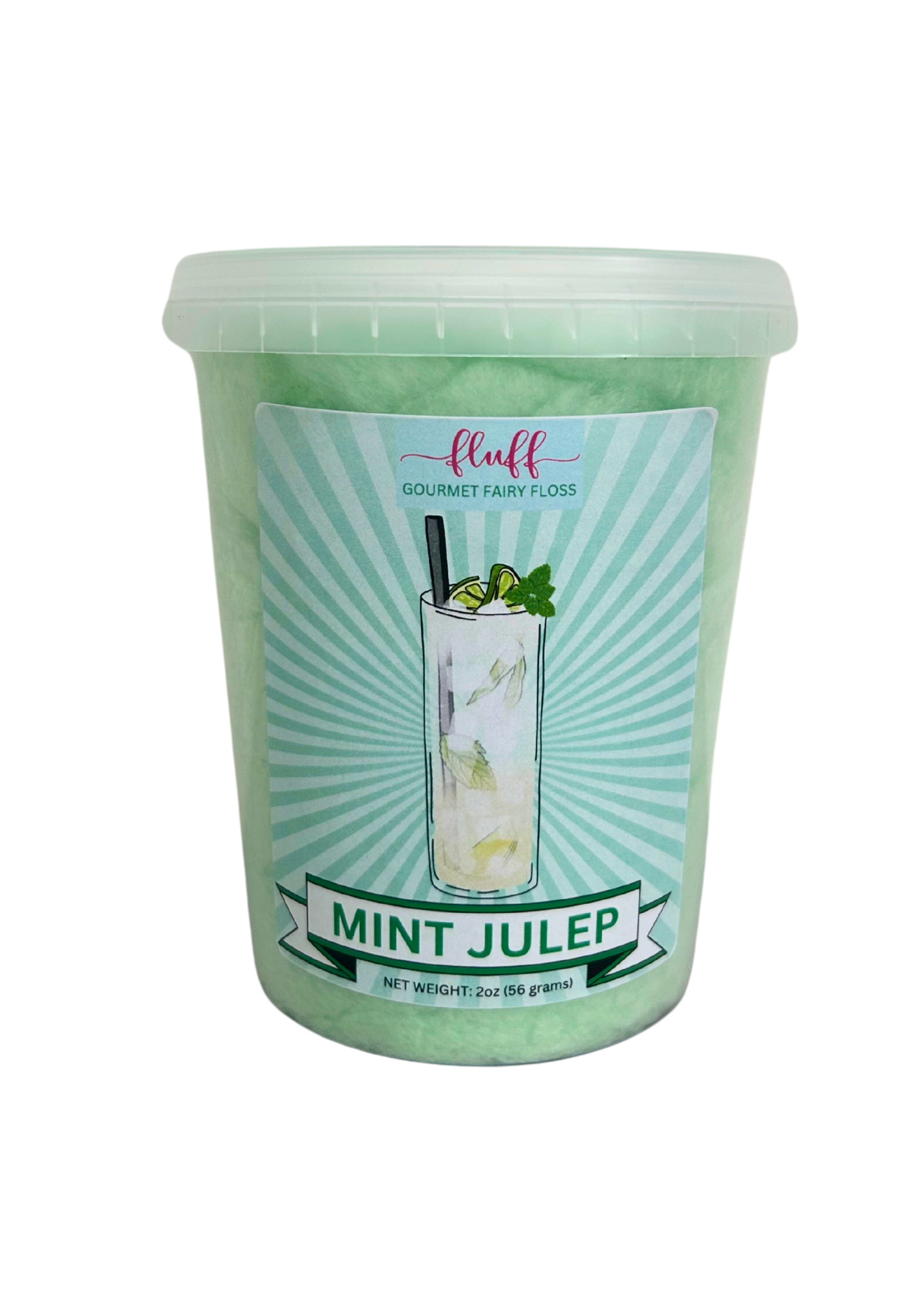 "Mint Julep" Cotton Candy